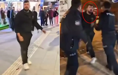 Sokağı birbirine kattı: Lan öldürsene abi beni, silahın yok mu?