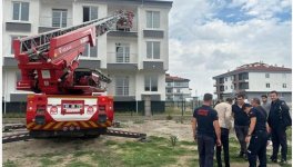 Aksaray'da rezidansta alıkonulan kadını polis ve itfaiye kurtardı